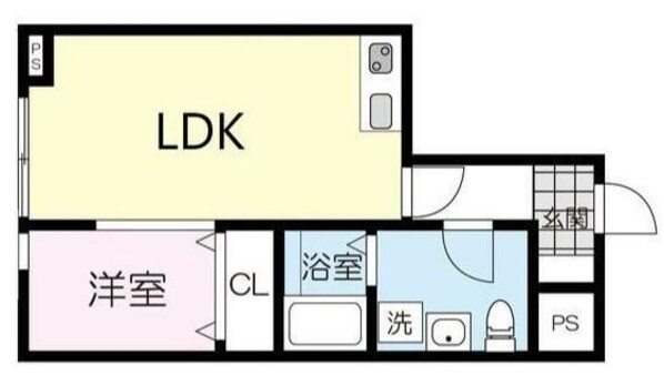 北仙台駅 徒歩8分 3階の物件間取画像